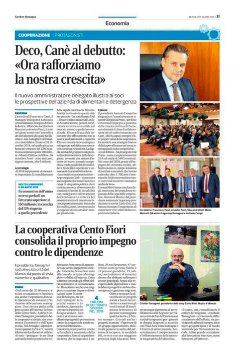 Deco Industrie sul Corriere della Romagna